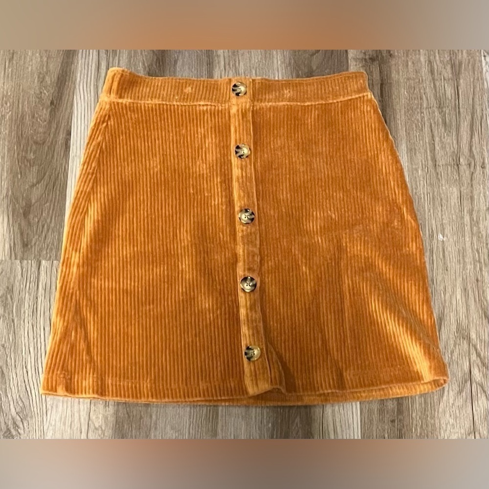 Wallflower Ribbed Elastic Waist Skirt